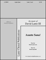 Asante Sana SATB choral sheet music cover